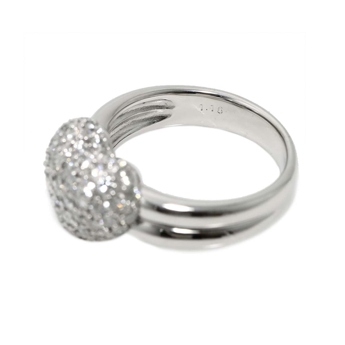 Luxury Promise Japan Ponte Vecchio Diamond 1.16ct Ring 18K WG 750 Size5.25(US) 90288133