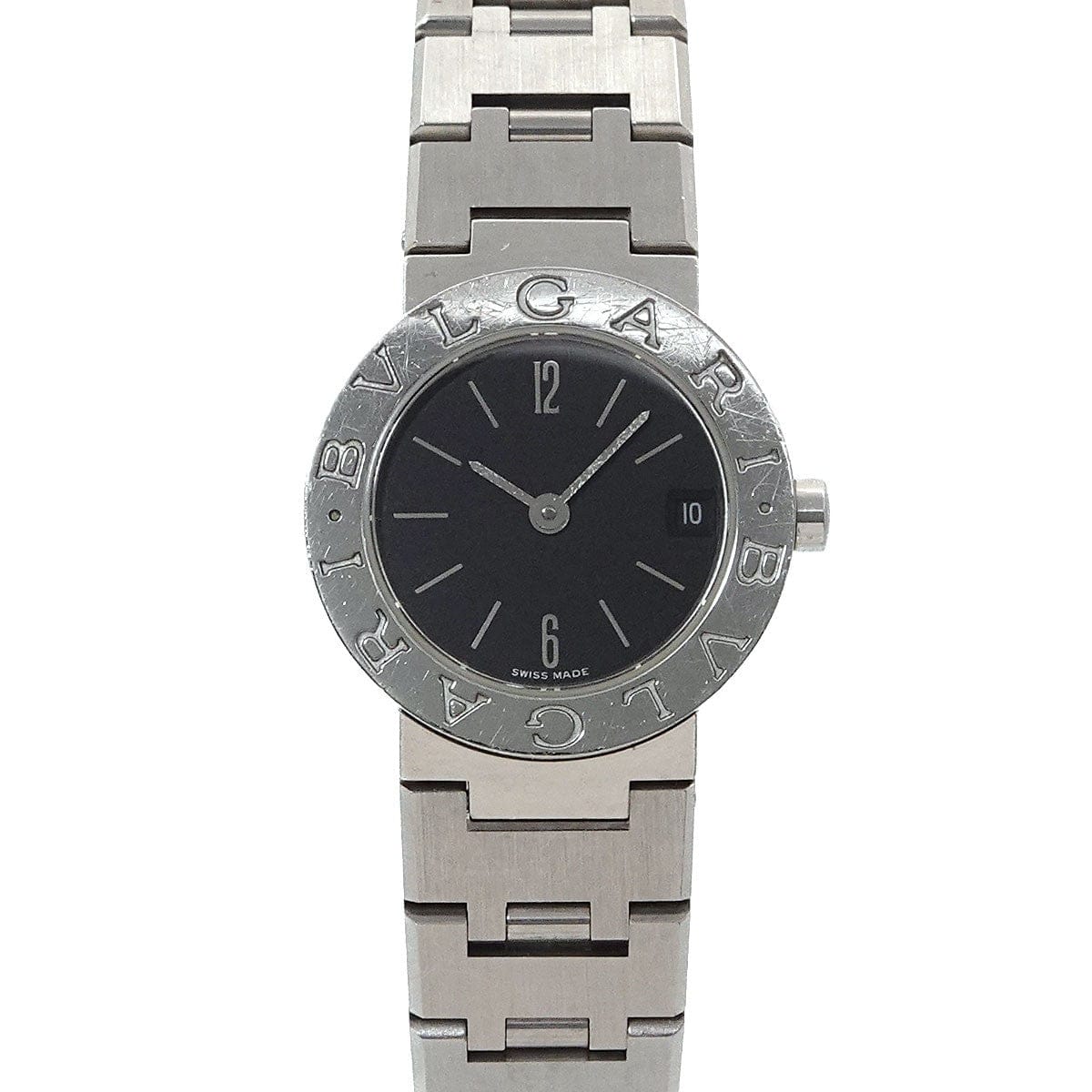 Luxury Promise Japan BVLGARI BVLGARIBVLGARI BB23SS Quartz Black Dial Ladies Watch 90309593