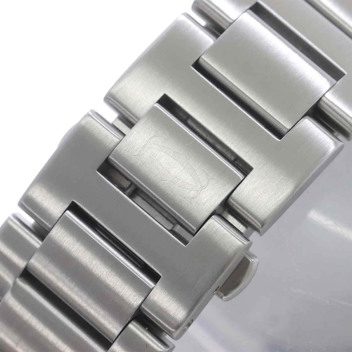 Luxury Promise Japan Cartier Pasha Seatimer W31077M7 Automatic Date Black Dial Mens Watch 90284604