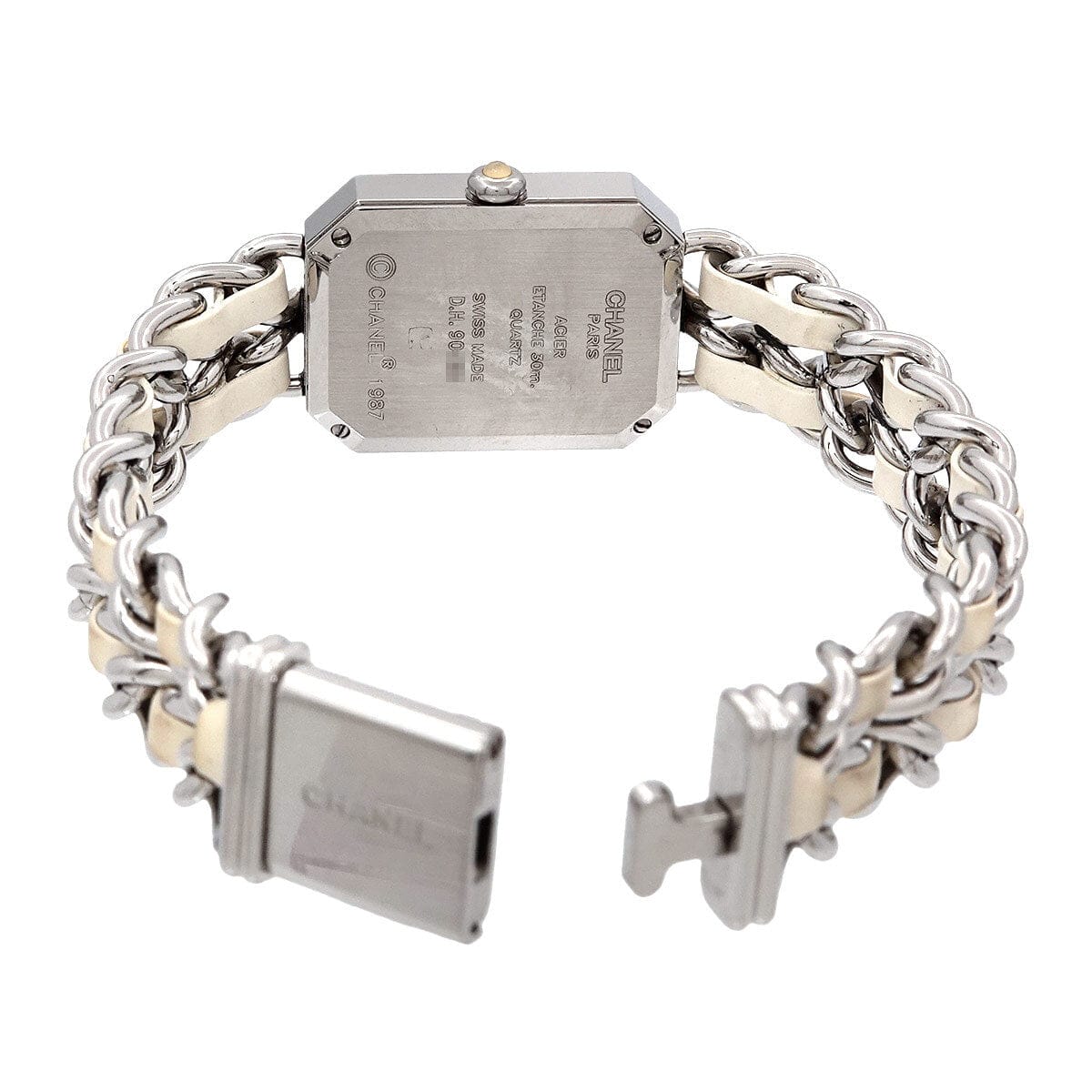 Luxury Promise Japan CHANEL Premiere L H1639 Quartz White Shell Dial Ladies Wrist Watch 90277885