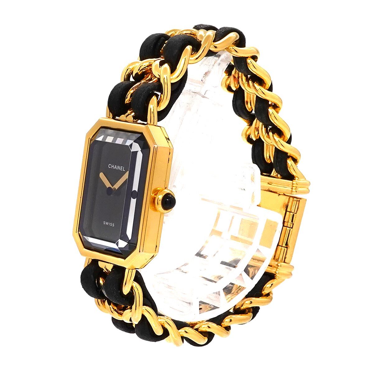 Luxury Promise Japan CHANEL Premiere Size S H0001 Vintage Quartz Black Dial Ladies Watch 90244274