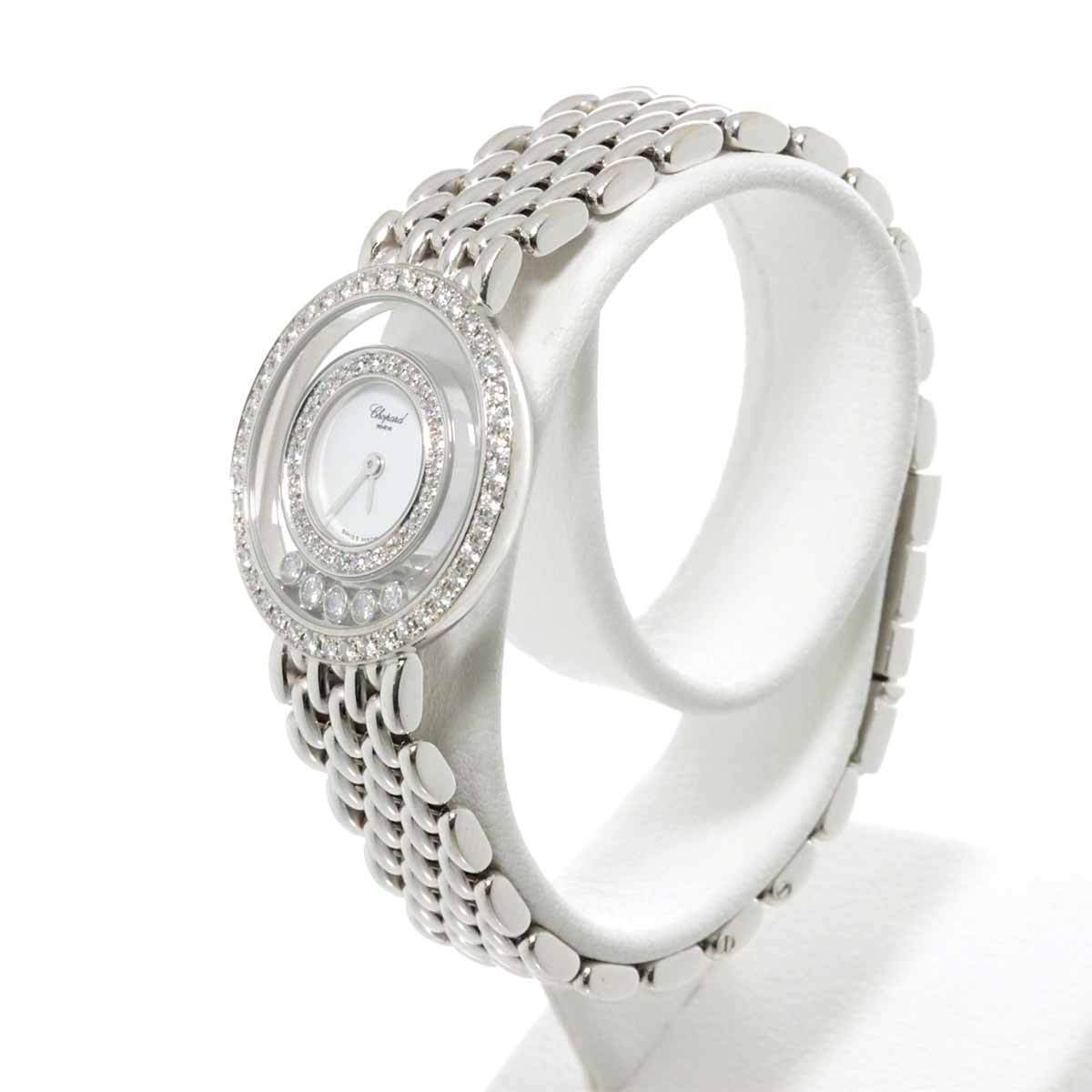 Luxury Promise Japan Chopard Happy Diamonds 4119 1 Ladies 750 WG 5P Diamond 90258946