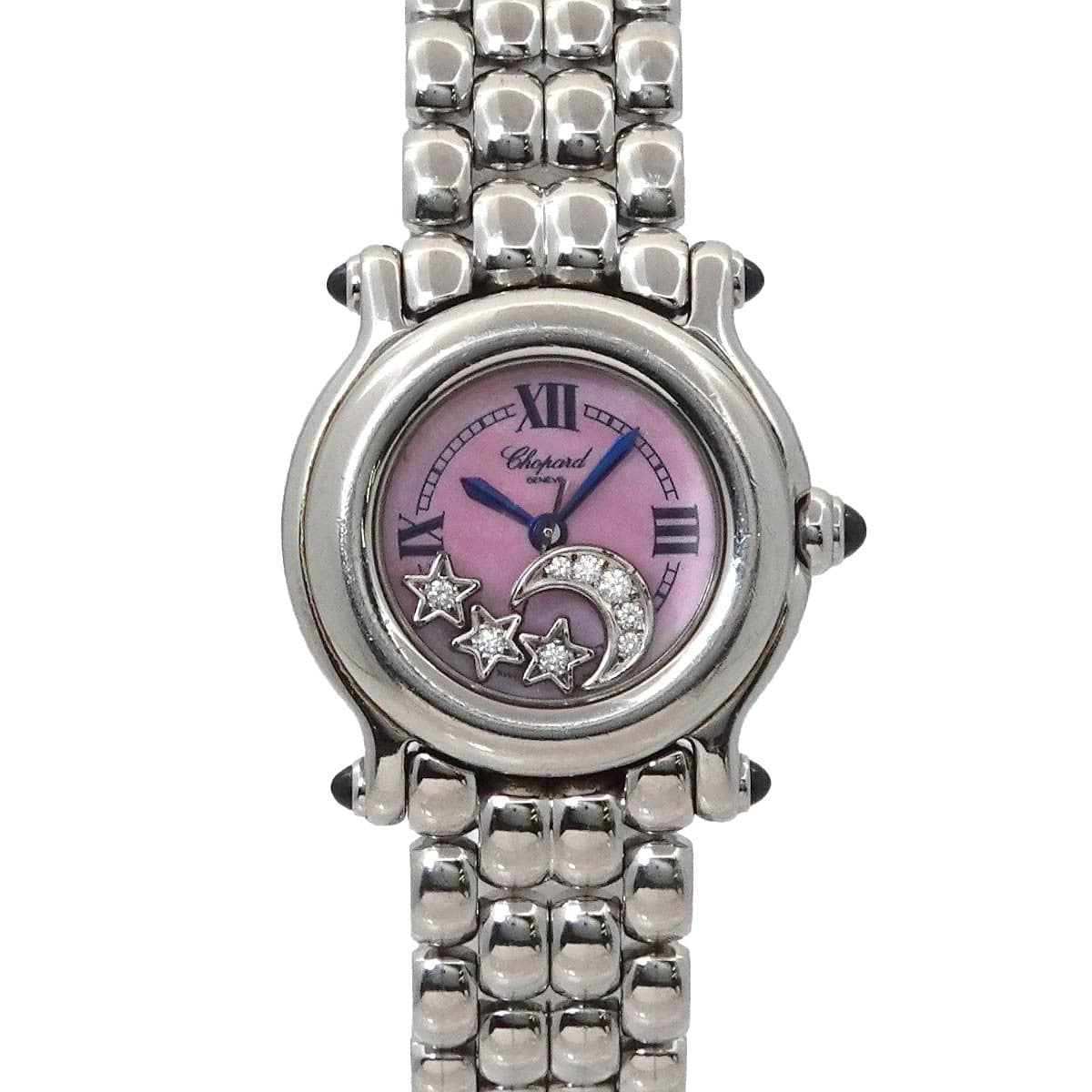 Luxury Promise Japan Chopard Happy Sport 27/8250-23 4P Diamond Pink Shell Dial Watch 90305140