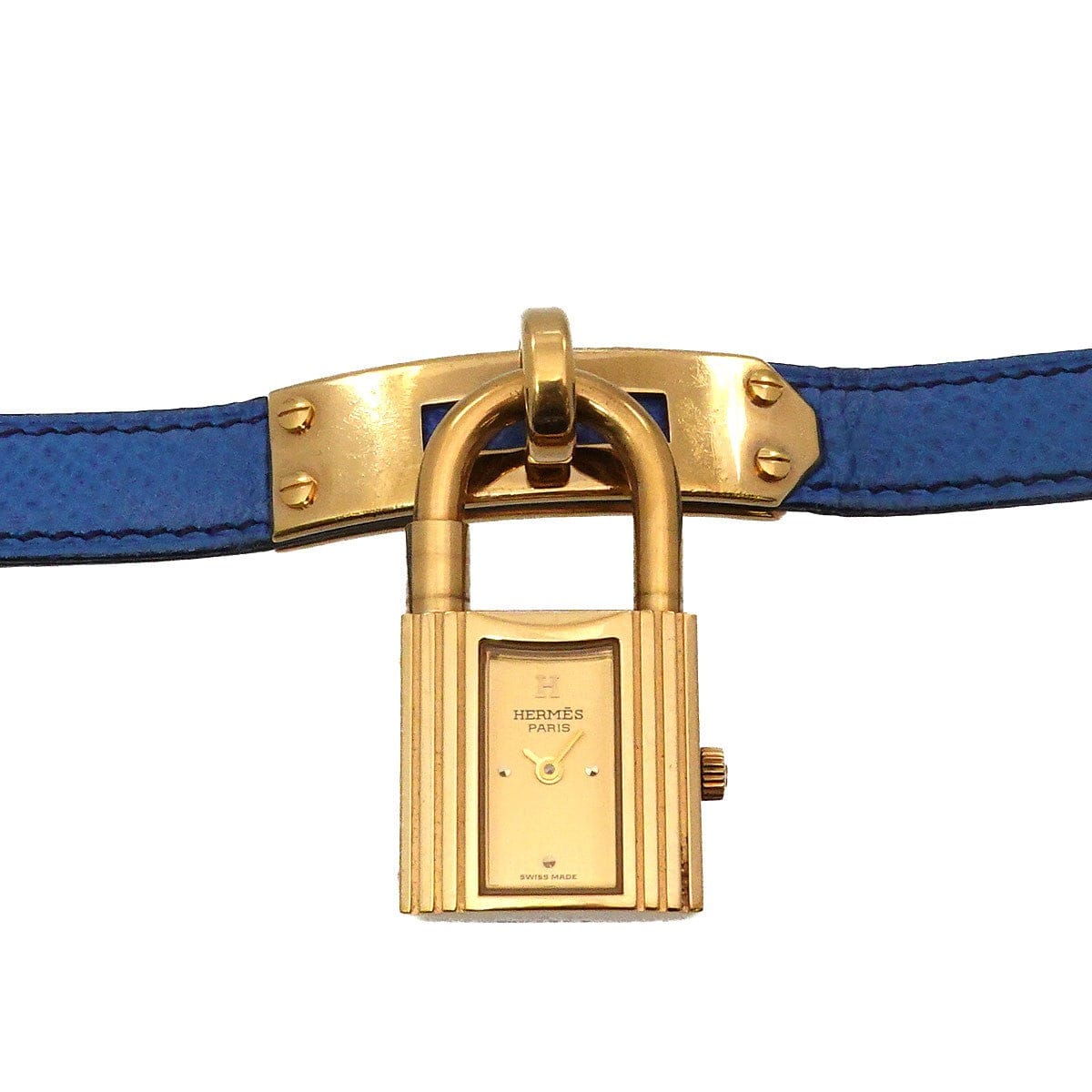 Luxury Promise Japan HERMES Kelly Watch Quartz Gold Dial Ladies Watch 90286828