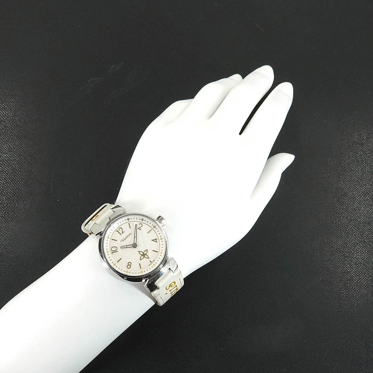 Luxury Promise Japan LOUIS VUITTON Tambour New Wave MM QA092 Quartz Ladies Watch 90307620