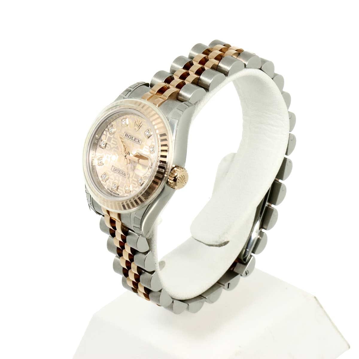 Luxury Promise Japan ROLEX Datejust 179171G Serial G Diamond 750 PG computer Ladies Watch 90302811