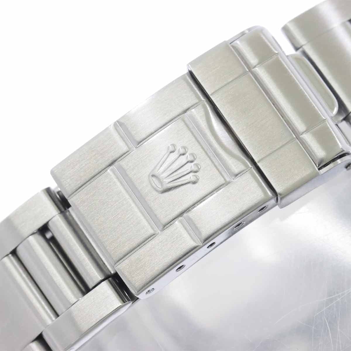 Luxury Promise Japan ROLEX Explorer 1 114270 Serial F Automatic Black Dial Mens Watch 90303541