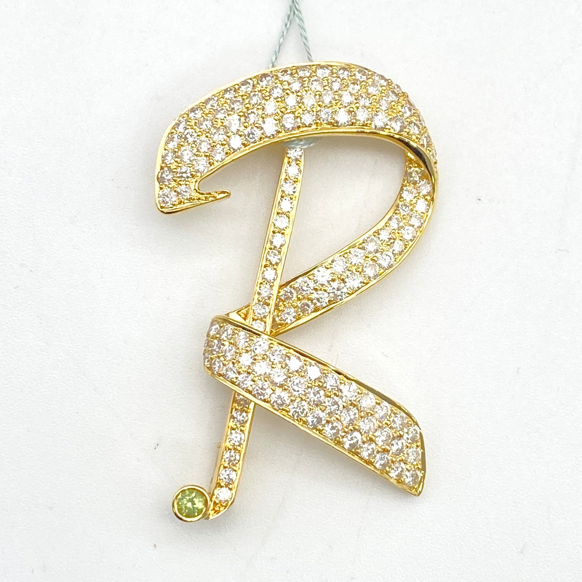 Luxury Promise Japan K18 Diamond Pen Brooch D4.00 10.3g 52549