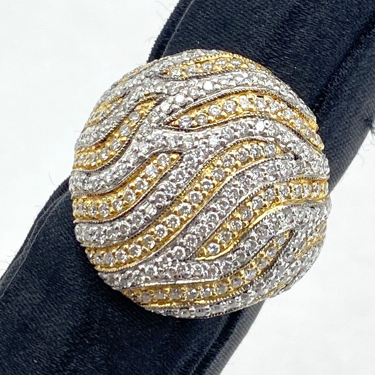 Luxury Promise Japan K18 Diamond Ring, D1.45, 14.2g, US6 54154