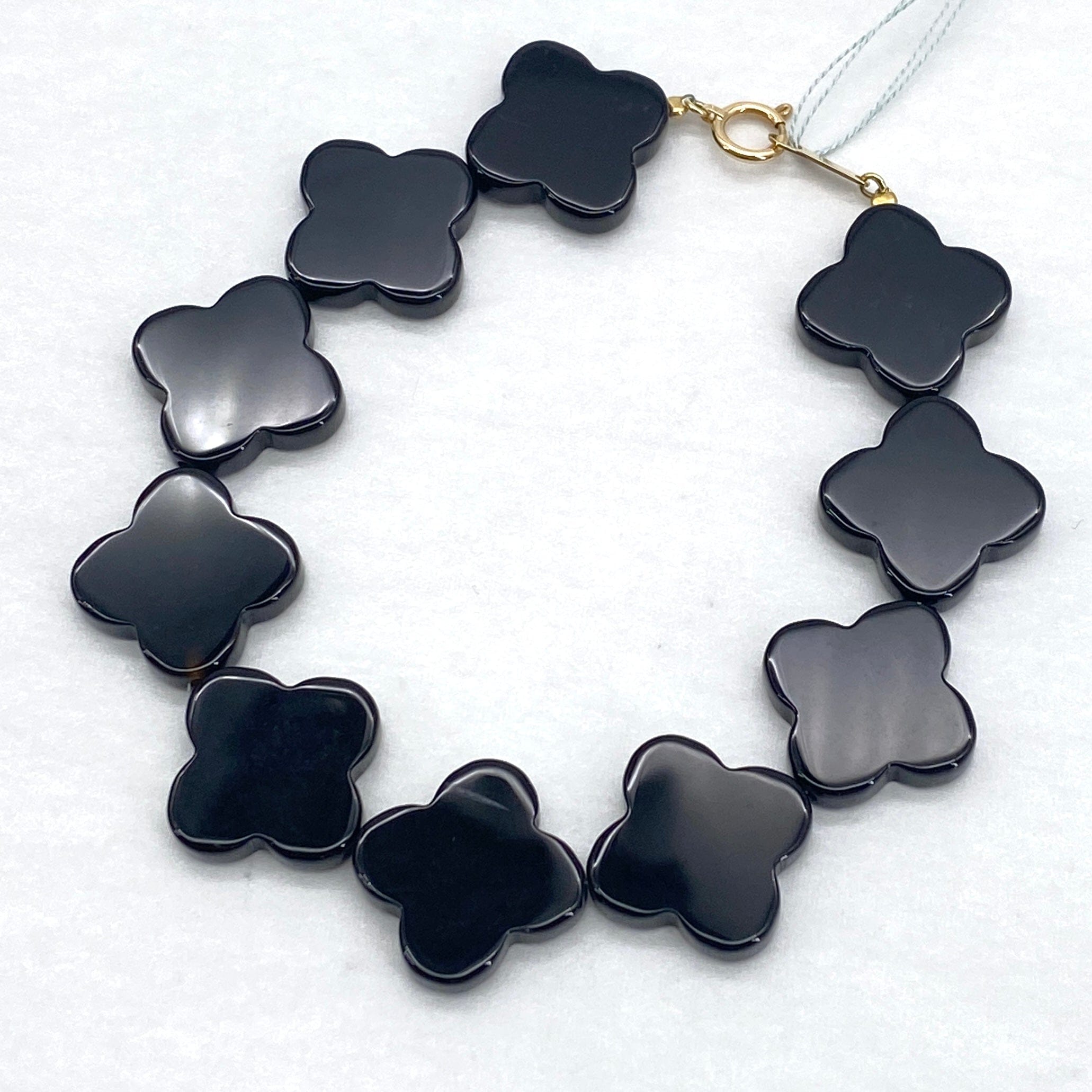 Luxury Promise Japan K18 Onyx Bracelet ON 18.4g 54958