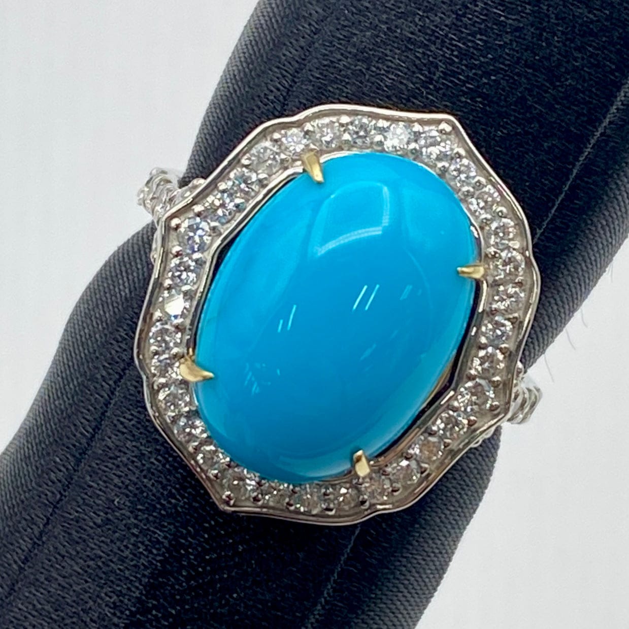 Luxury Promise Japan K18/PT950 T?rkiye Ring TC 3.90 DA 0.50 5.2g US 6.25 25-55244-0