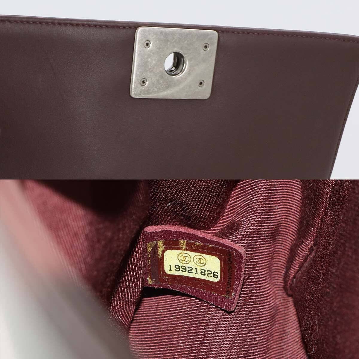 Luxury Promise Japan CHANEL BOY CHANEL Chain Shoulder Bag Leather Bordeaux A67086 Purse 90276908