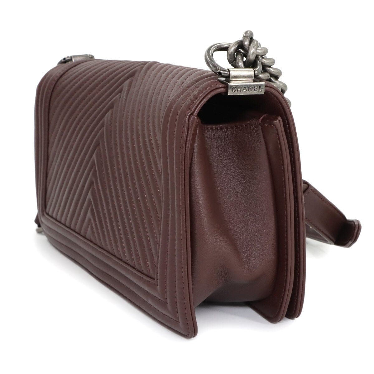 Luxury Promise Japan CHANEL BOY CHANEL Chain Shoulder Bag Leather Bordeaux A67086 Purse 90276908