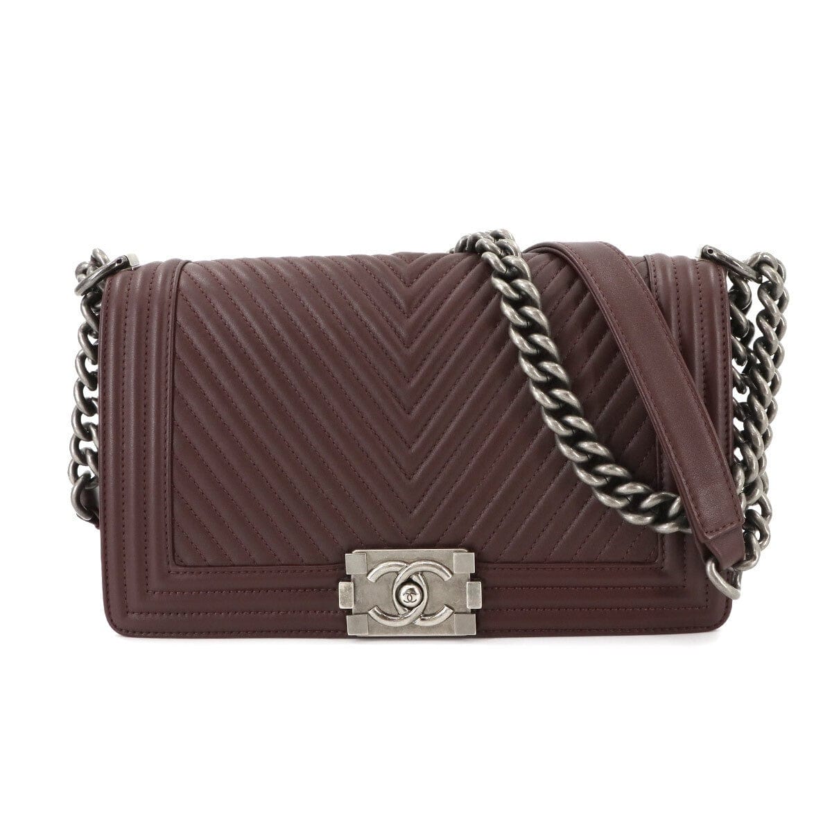 Luxury Promise Japan CHANEL BOY CHANEL Chain Shoulder Bag Leather Bordeaux A67086 Purse 90276908