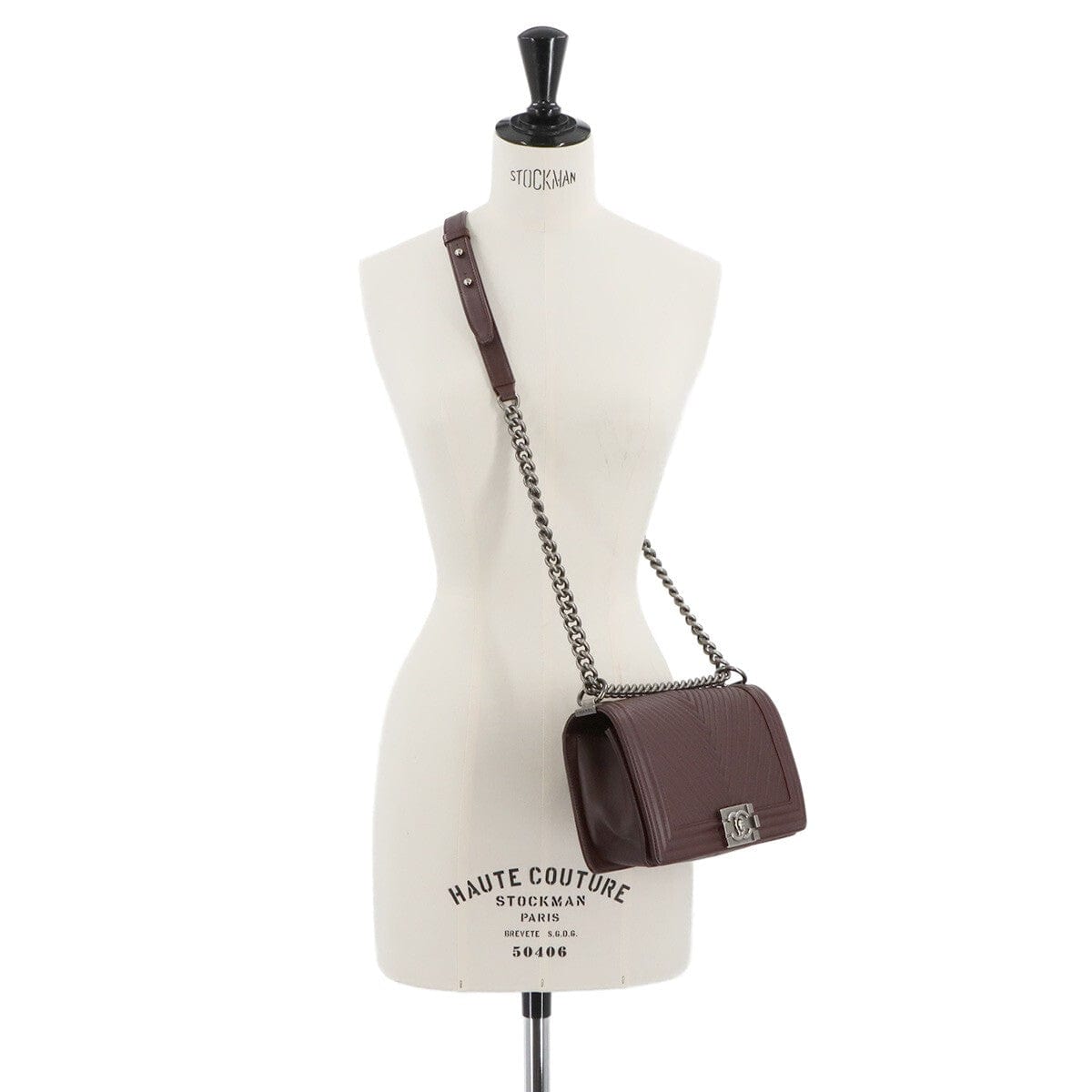 Luxury Promise Japan CHANEL BOY CHANEL Chain Shoulder Bag Leather Bordeaux A67086 Purse 90276908