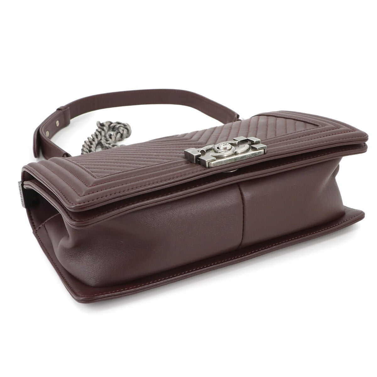 Luxury Promise Japan CHANEL BOY CHANEL Chain Shoulder Bag Leather Bordeaux A67086 Purse 90276908