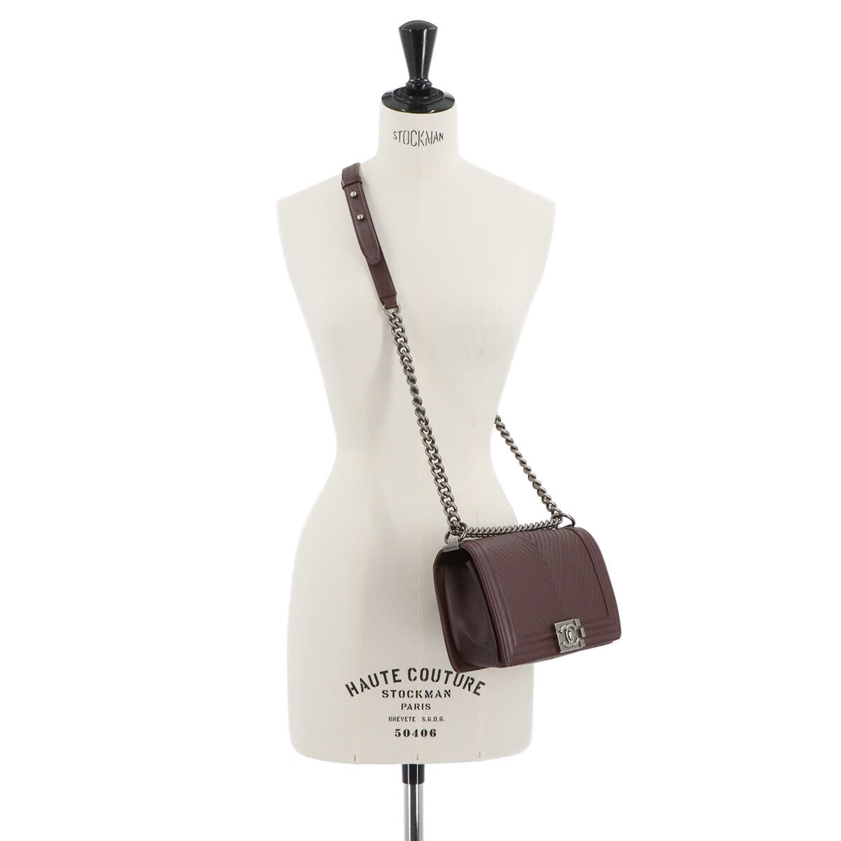 Luxury Promise Japan CHANEL BOY CHANEL Chain Shoulder Bag Leather Bordeaux A67086 Purse 90276908