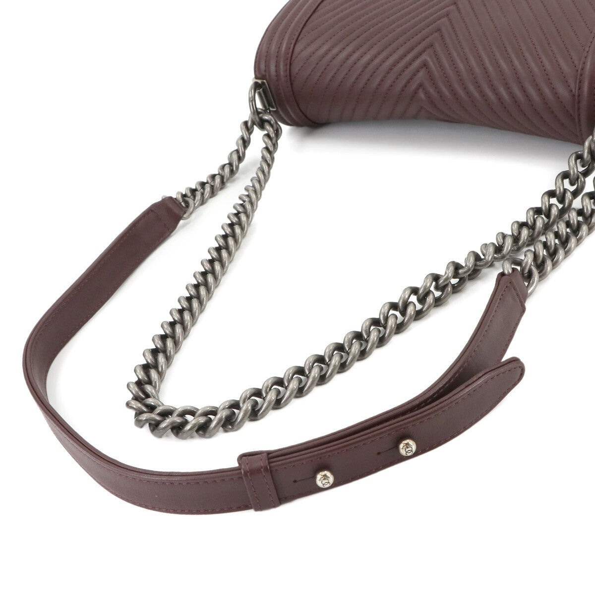 Luxury Promise Japan CHANEL BOY CHANEL Chain Shoulder Bag Leather Bordeaux A67086 Purse 90276908