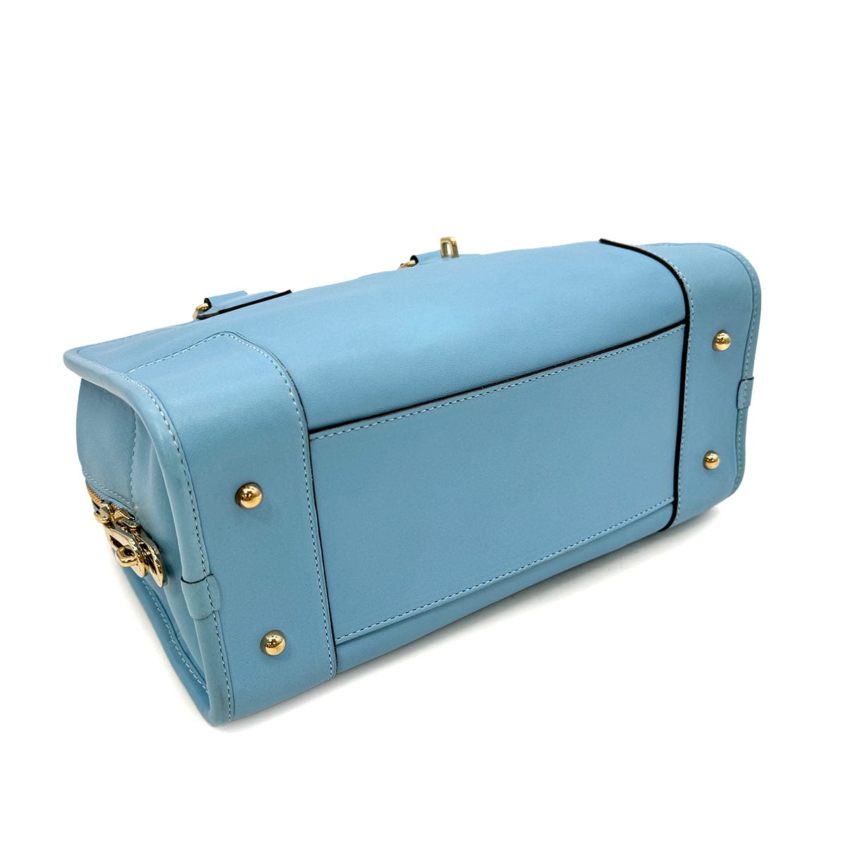 Luxury Promise Japan LOEWE AMAZONA 28 HAND BAG LIGHT BLUE LEATHER 90299317