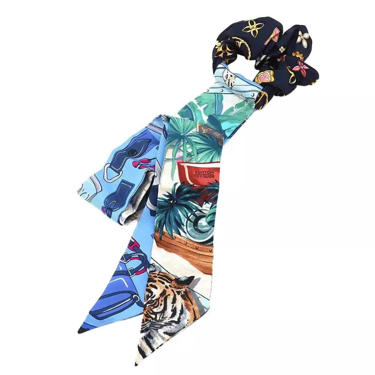 Luxury Promise Japan LOUIS VUITTON Be Mindful Scrunchie Hair Accessory Silk M76644 90259340