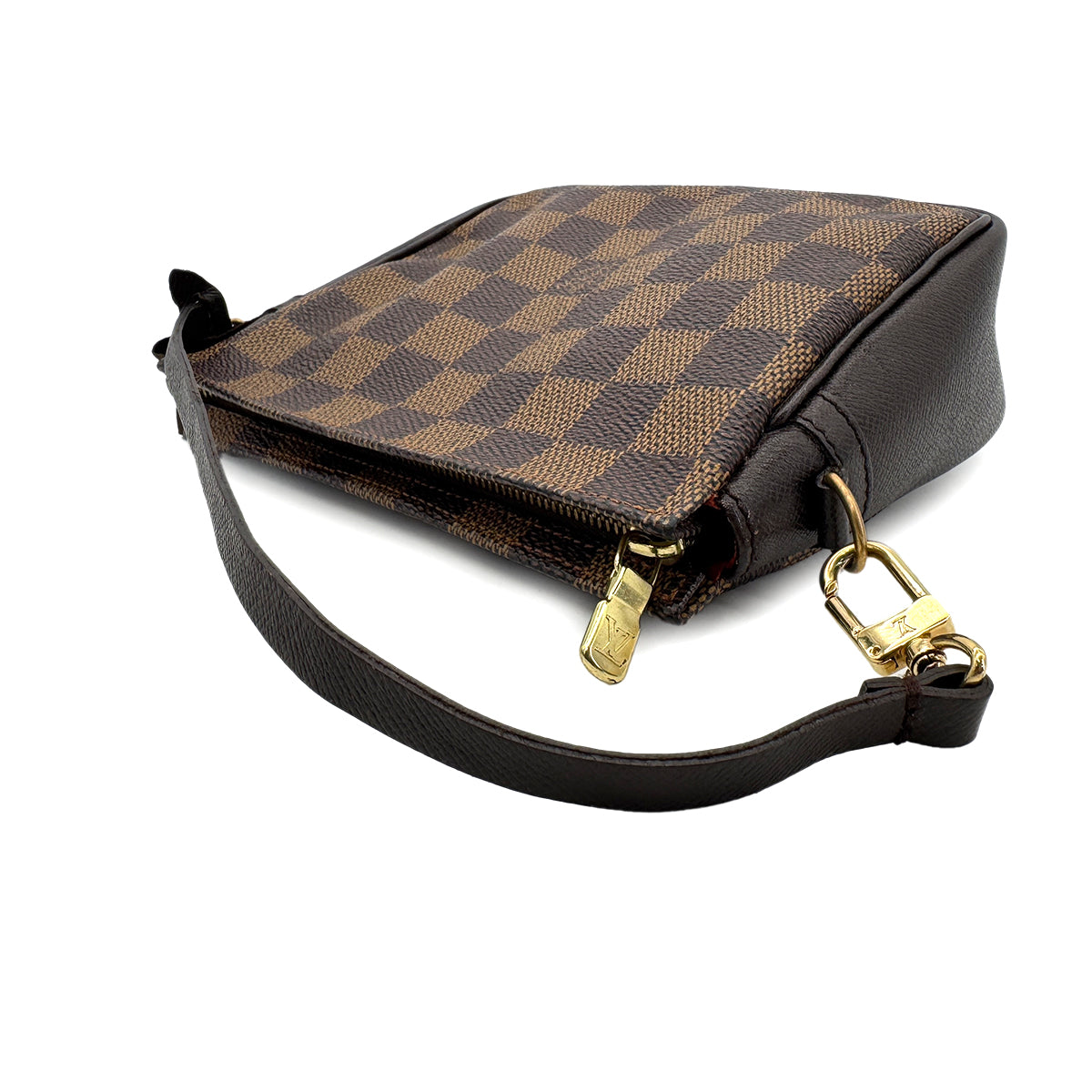 Luxury Promise Japan LOUIS VUITTON DAMIER TRUTH MAKEUP POUCH HAND BAG EBENE N51982 90298462