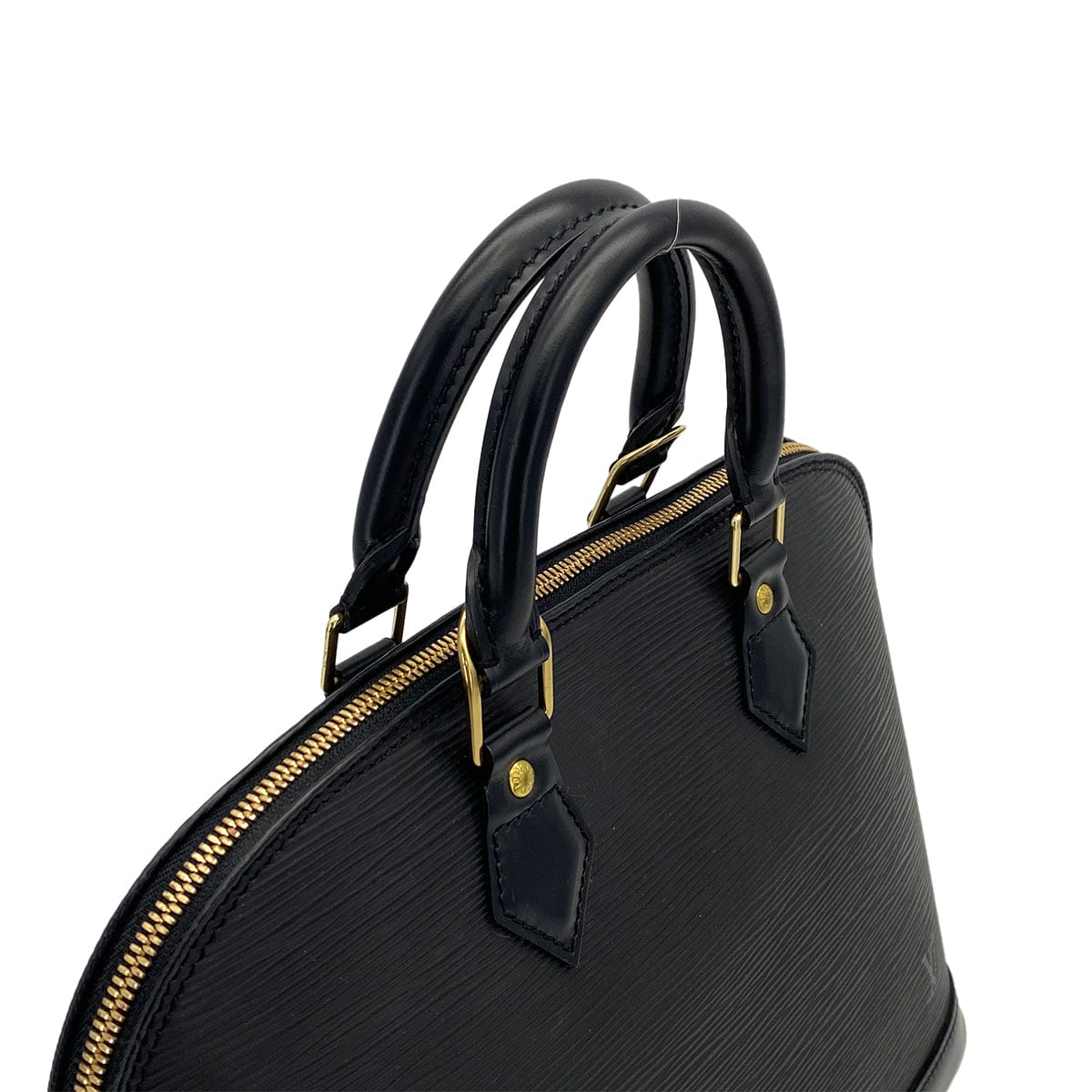 Luxury Promise Japan LOUIS VUITTON EPI ALMA PM HAND BAG NOIR LEATHER M52142 90318287