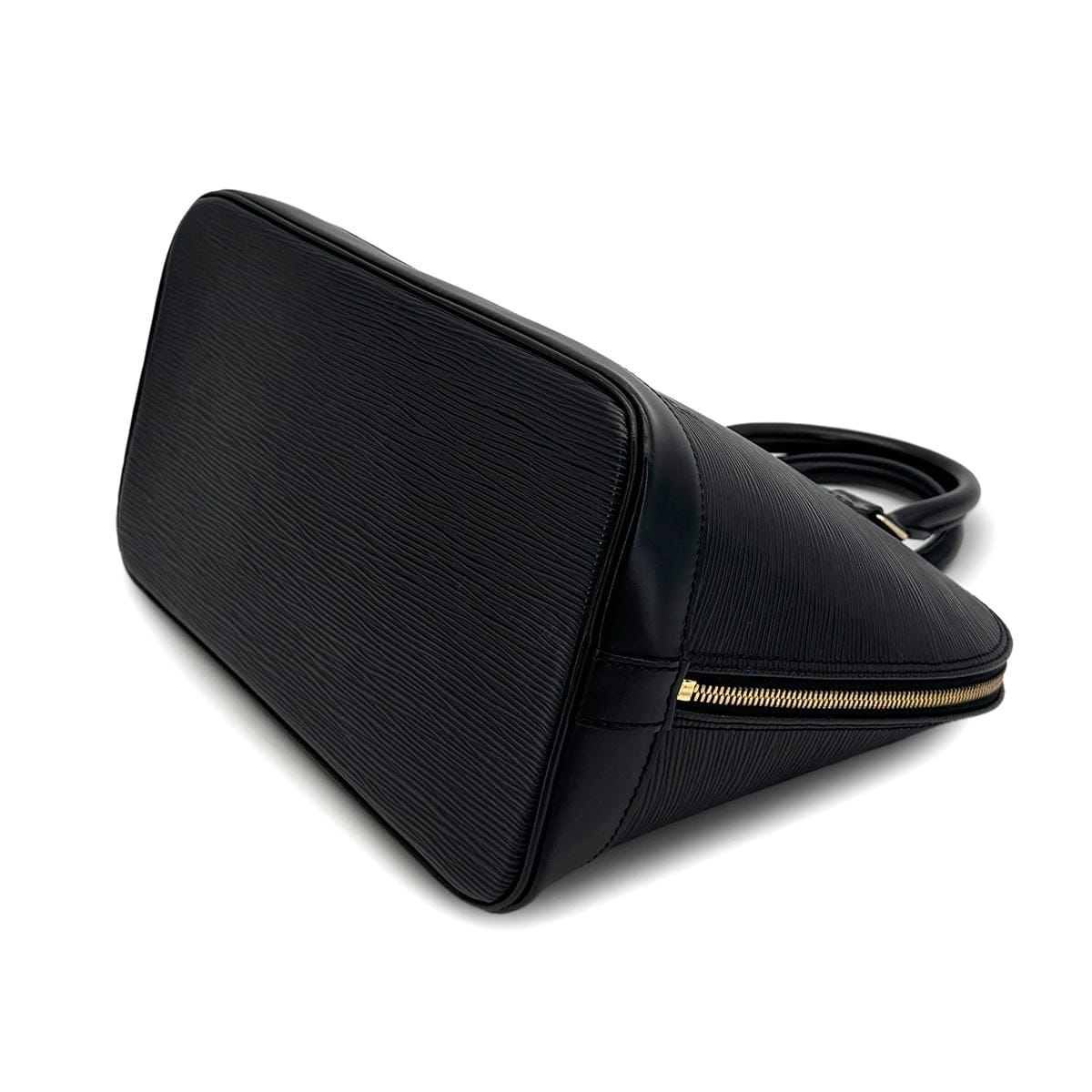 Luxury Promise Japan LOUIS VUITTON EPI ALMA PM HAND SHOULDER BAG NOIR LEATHER M52142 90325332
