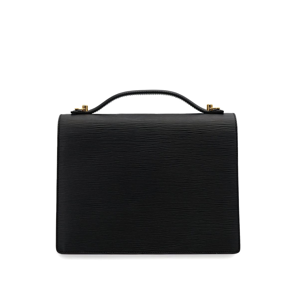 Luxury Promise Japan LOUIS VUITTON EPI MONCEAU HAND SHOULDER BAG NOIR LEATHER M52122 90317185