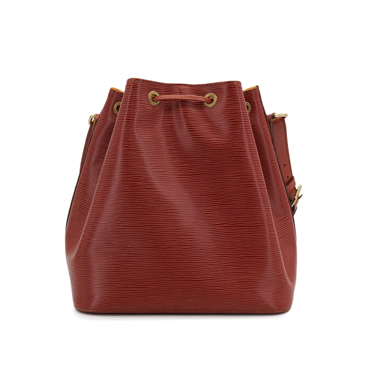 Luxury Promise Japan LOUIS VUITTON EPI PETIT NOE SHOULDER BAG KENYA BROWN LEATHER M44103 90311978