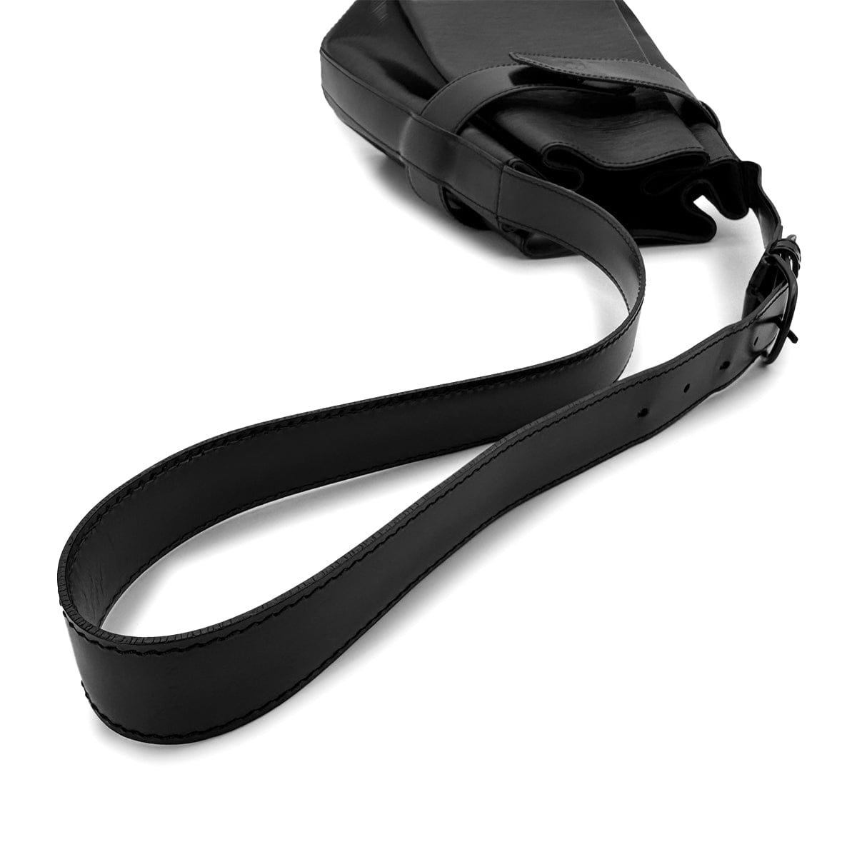 Luxury Promise Japan LOUIS VUITTON EPI SAC D'EPAULE HAND SHOULDER BAG LEATHER NOIR M80157 90312597