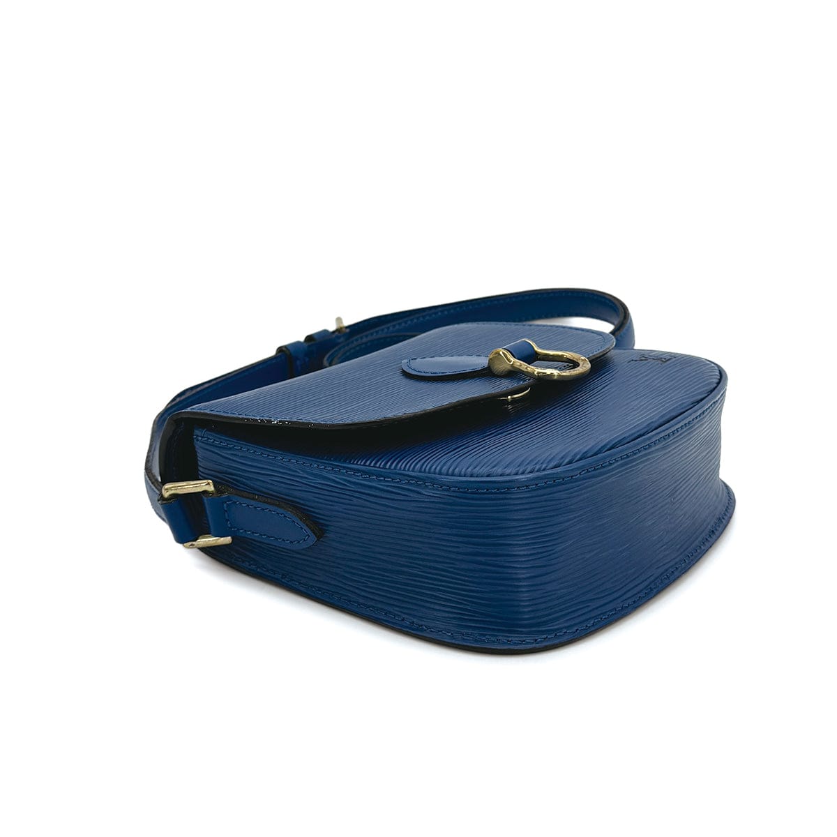 Luxury Promise Japan LOUIS VUITTON EPI SAINT-CLOUD SHOULDER BAG LEATHER TOLEDO BLUE M52195 90312605