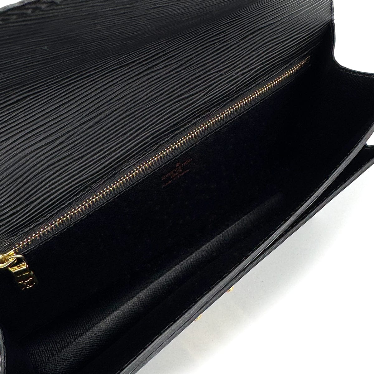 Luxury Promise Japan LOUIS VUITTON EPI SELLIER DRAGONNE CLUTCH BAG NOIR M52612 90325323