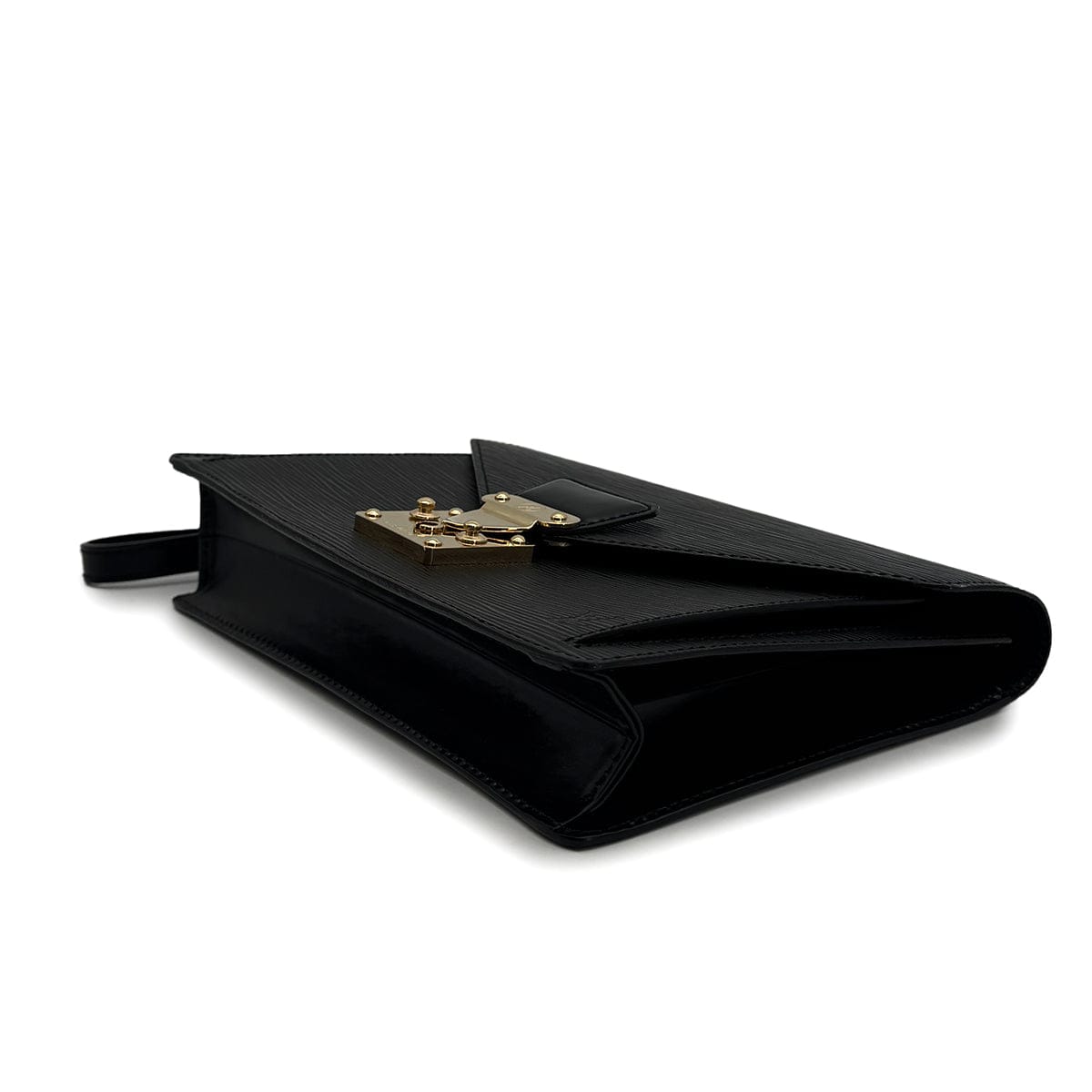 Luxury Promise Japan LOUIS VUITTON EPI SELLIER DRAGONNE CLUTCH BAG NOIR M52612 90325323