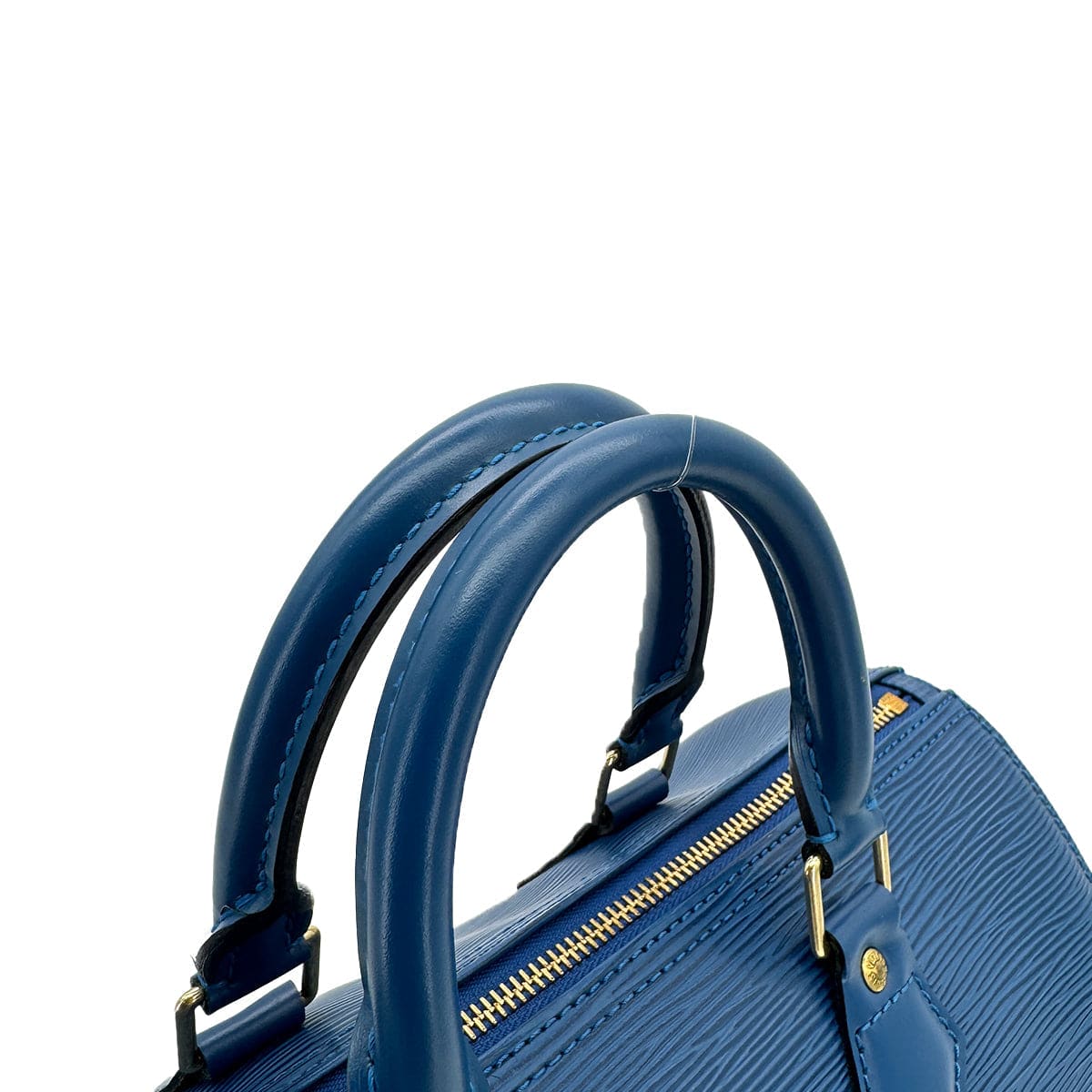 Luxury Promise Japan LOUIS VUITTON EPI SPEEDY 25 HAND BAG TOLEDO BLUE LEATHER M43015 90298699