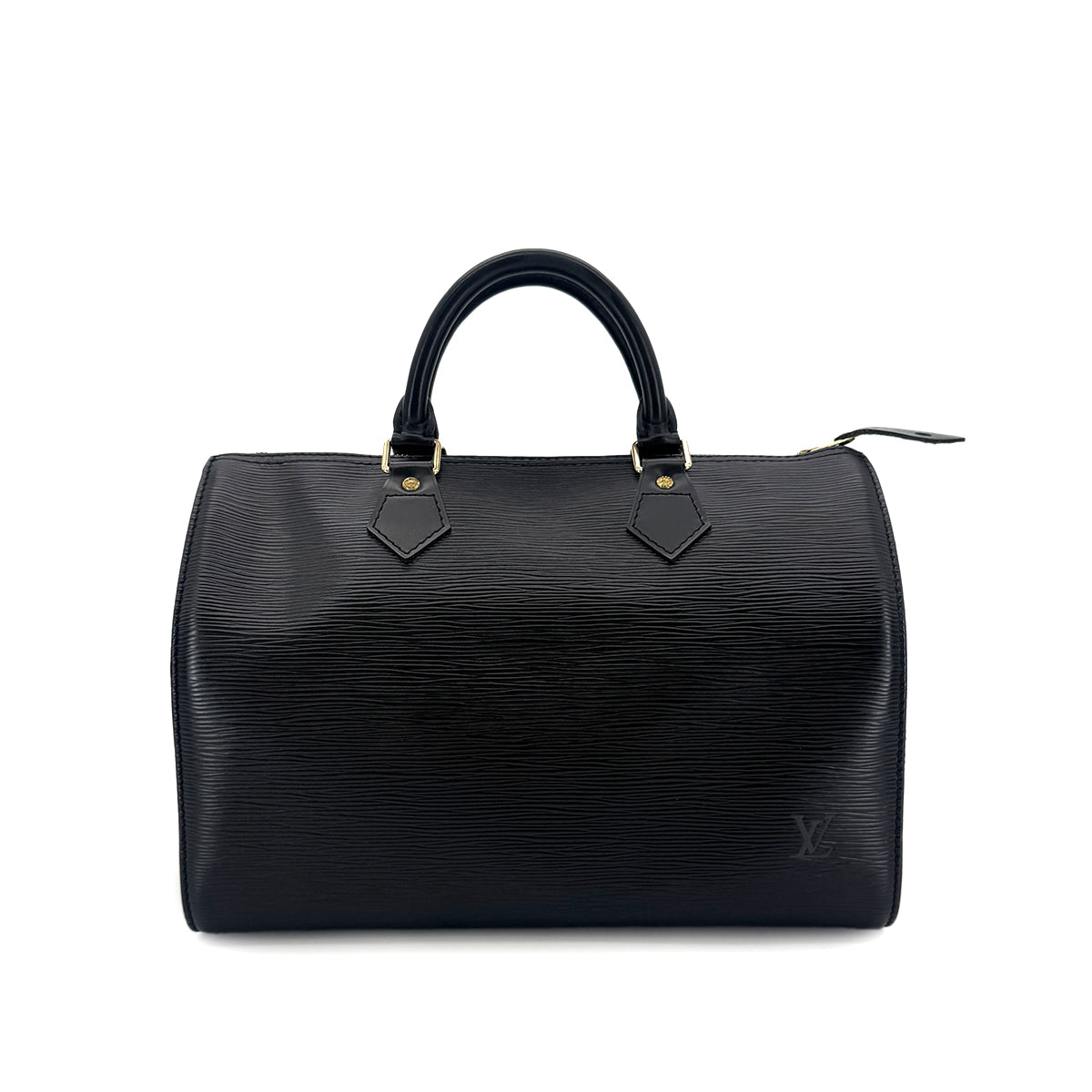 Luxury Promise Japan LOUIS VUITTON EPI SPEEDY 30 HAND BAG NOIR LEATHER M59022 90301084