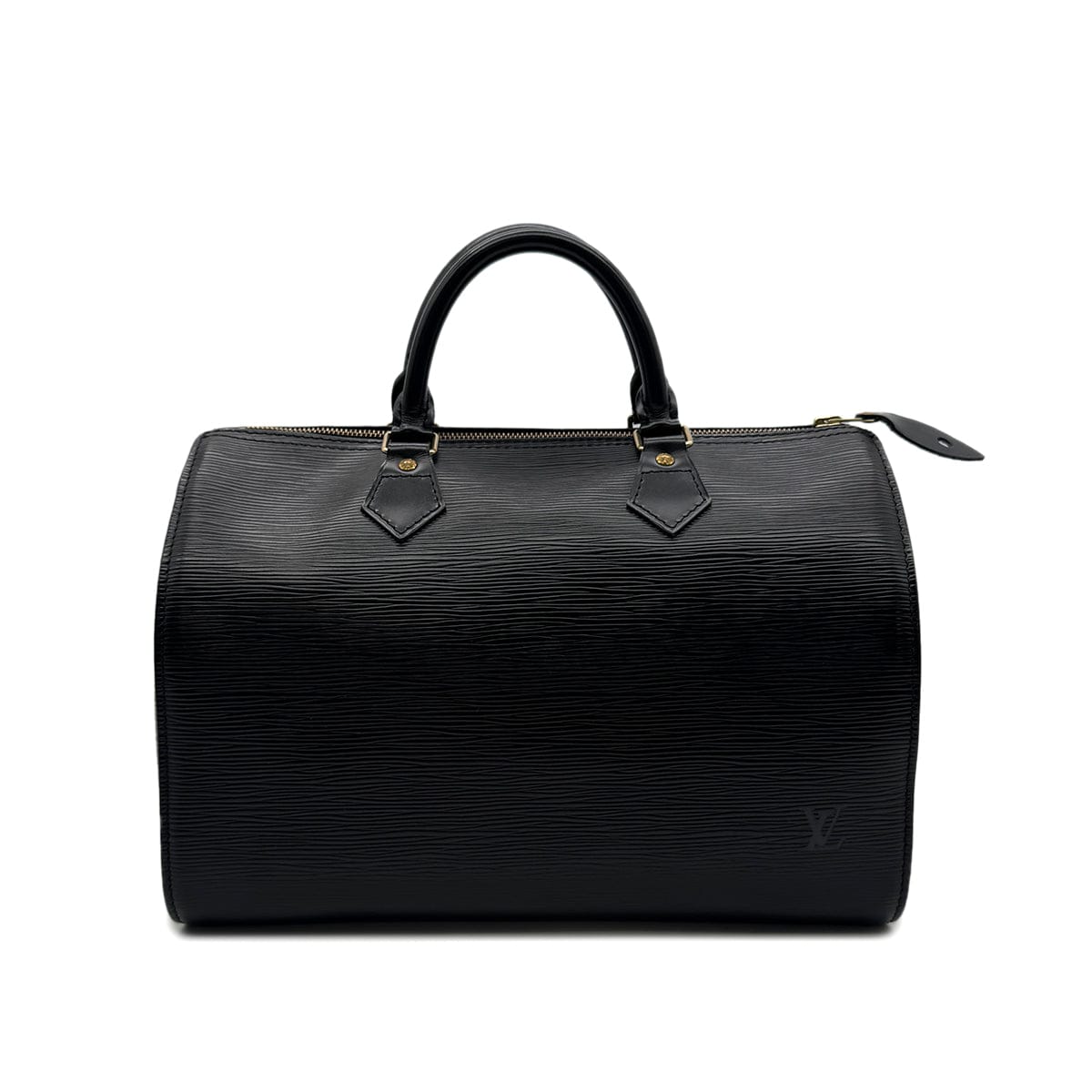 Luxury Promise Japan LOUIS VUITTON EPI SPEEDY 30 HAND BAG NOIR LEATHER M59022 90301085