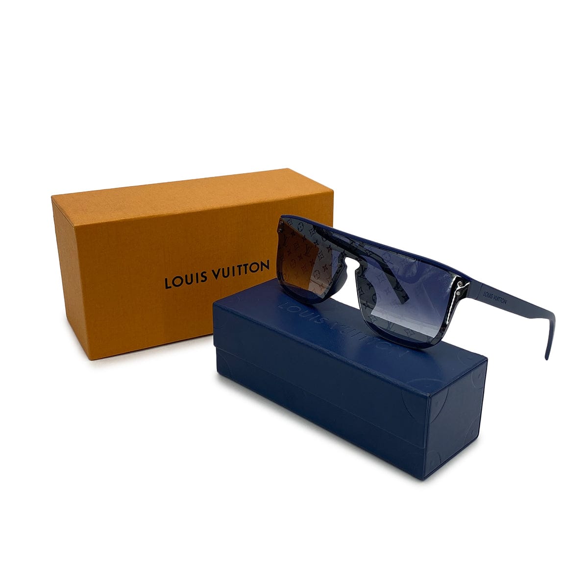 Luxury Promise Japan LOUIS VUITTON LV WAIMEA SUNGLASSES NAVY Z2328E EYEWEAR 90317609