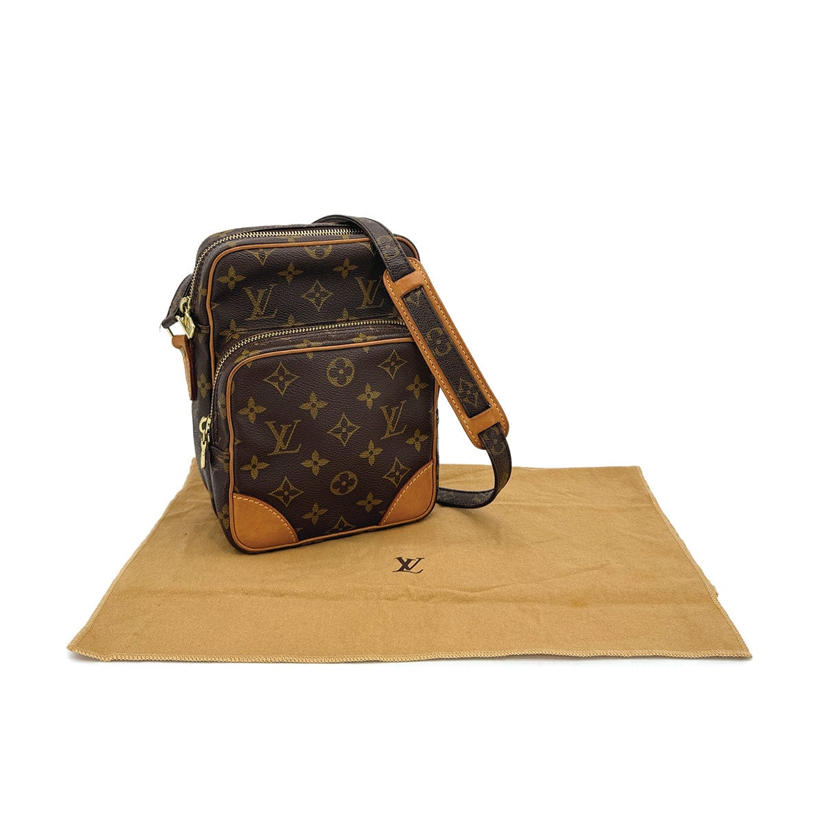 Luxury Promise Japan LOUIS VUITTON MONOGRAM AMAZONE SHOULDER BAG BROWN M45236 90312563