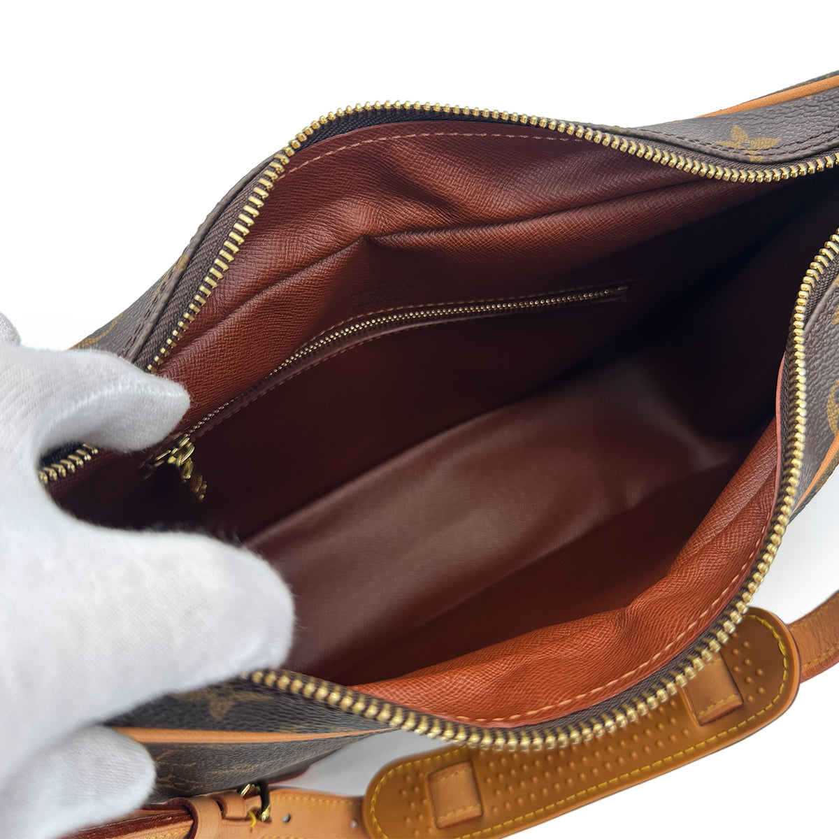 Luxury Promise Japan LOUIS VUITTON MONOGRAM BOULOGNE SHOULDER BAG BROWN M51265 90301636