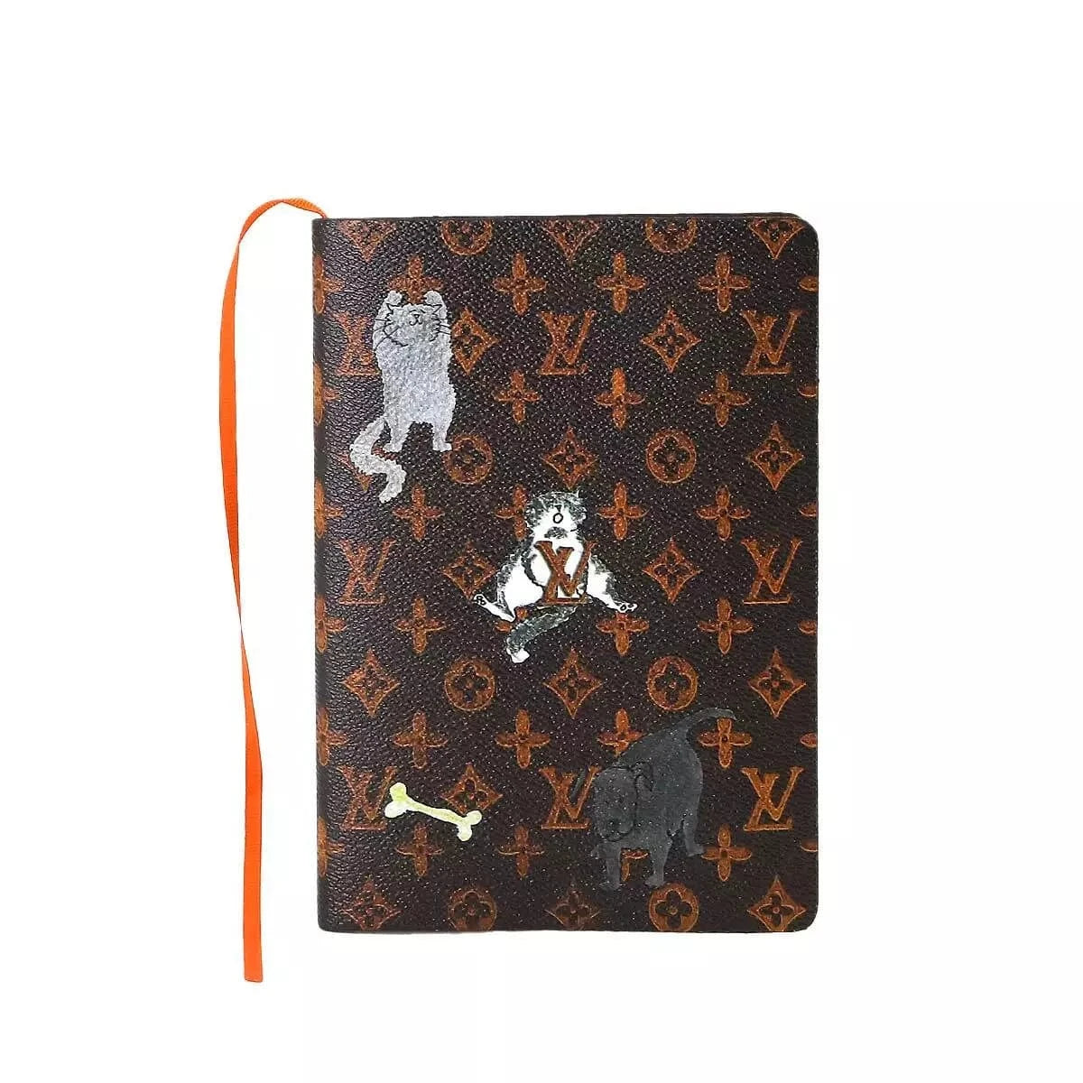 Luxury Promise Japan LOUIS VUITTON Monogram Catogram Cayenne Clemence Note Cover GI0358 90237588