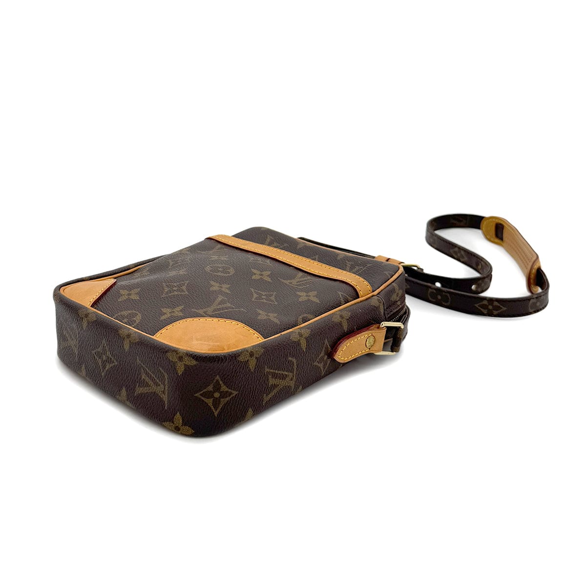 Luxury Promise Japan LOUIS VUITTON MONOGRAM DANUBE SHOULDER BAG BROWN M45266 90299076
