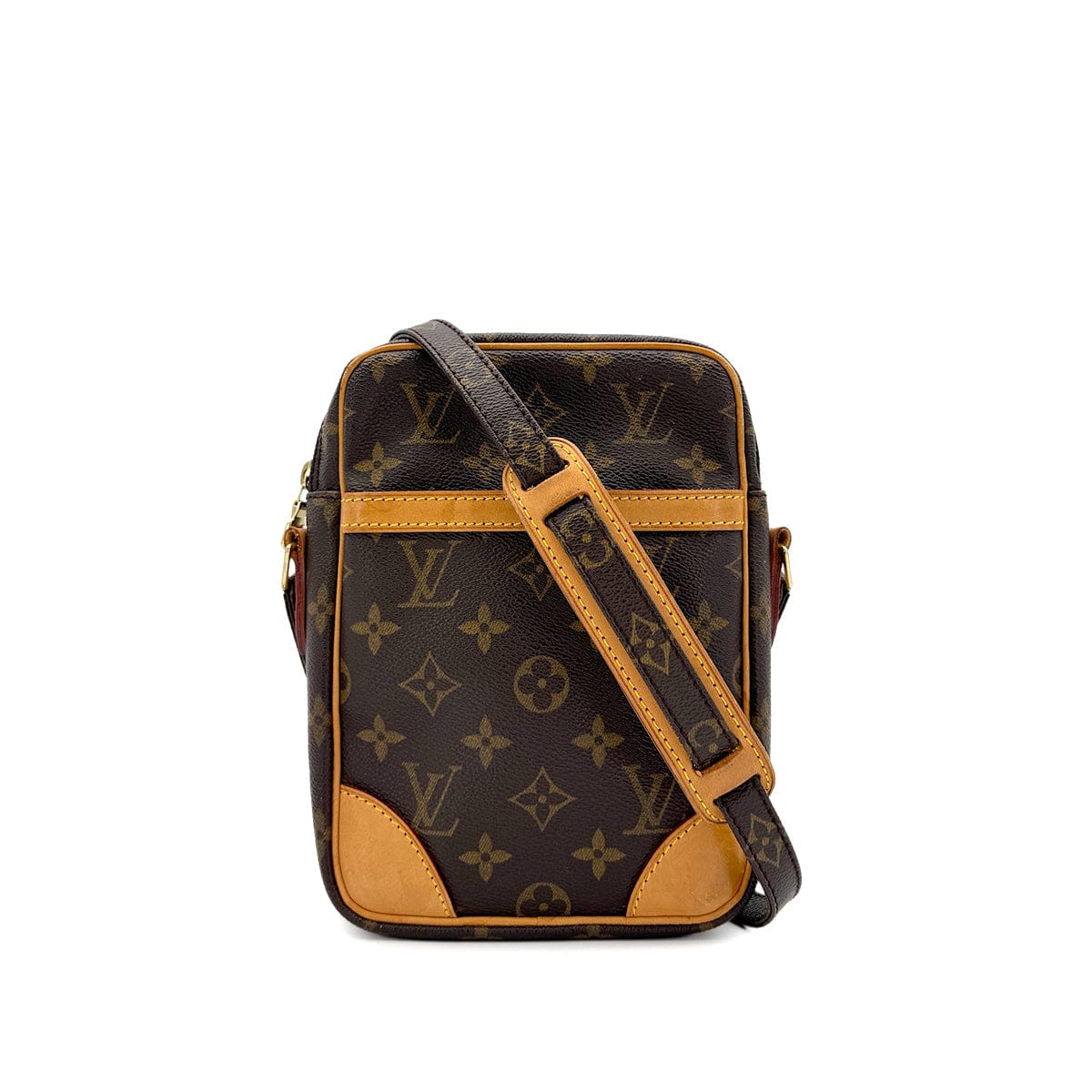 Luxury Promise Japan LOUIS VUITTON MONOGRAM DANUBE SHOULDER BAG BROWN M45266 90299076