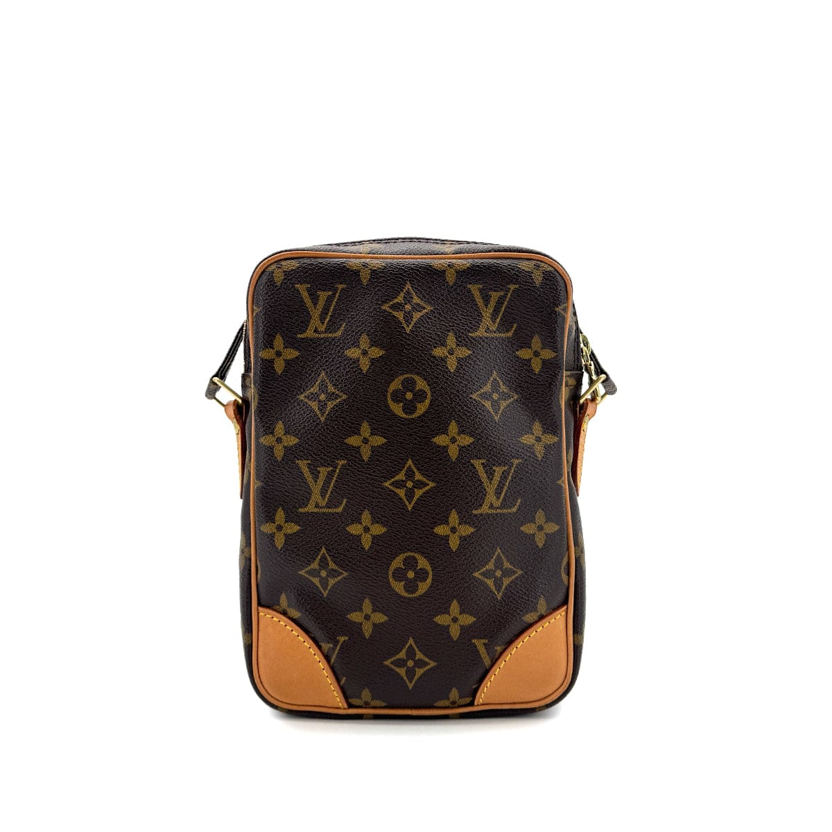 Luxury Promise Japan LOUIS VUITTON MONOGRAM DANUBE SHOULDER BAG BROWN M45266 90301639