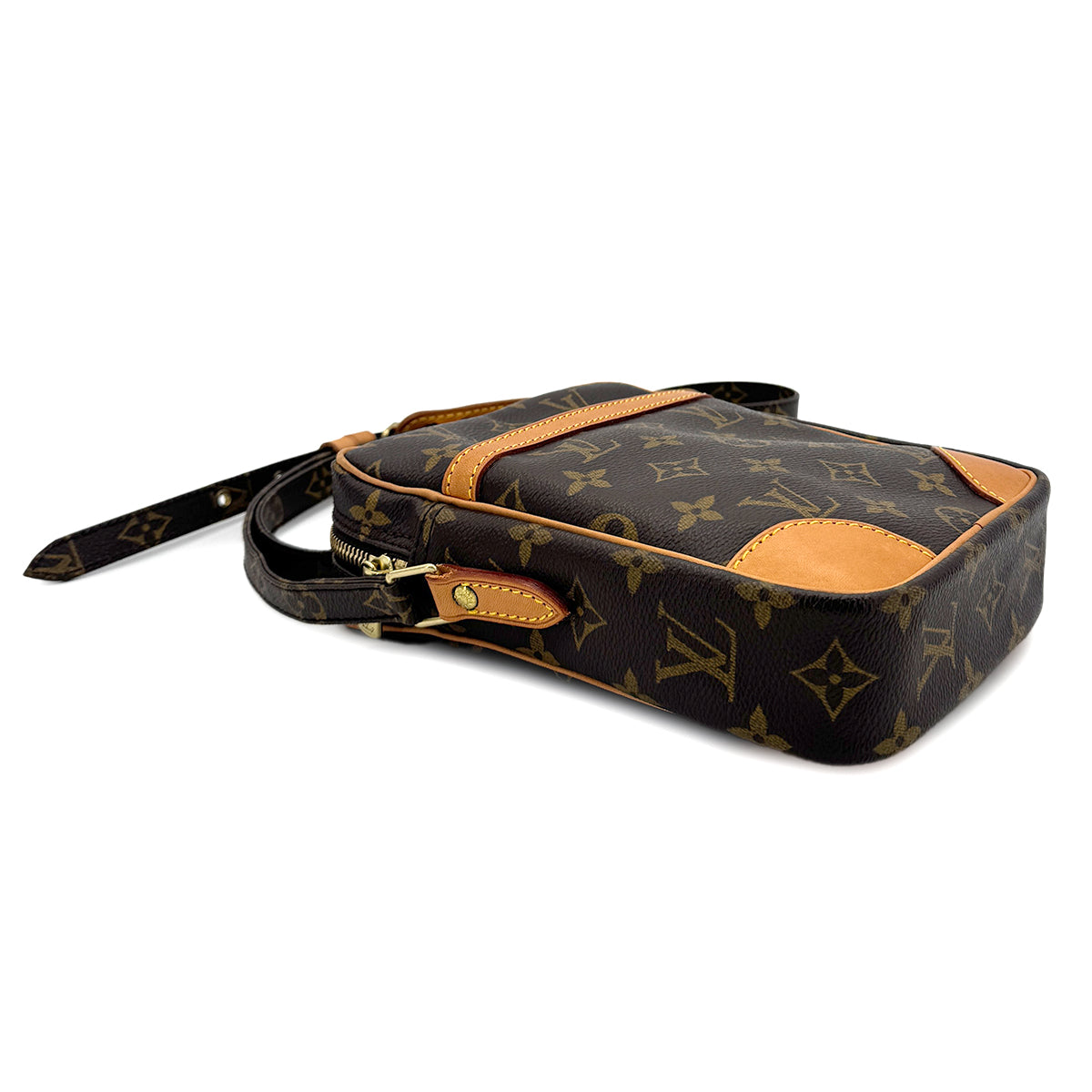 Luxury Promise Japan LOUIS VUITTON MONOGRAM DANUBE SHOULDER BAG BROWN M45266 90301639