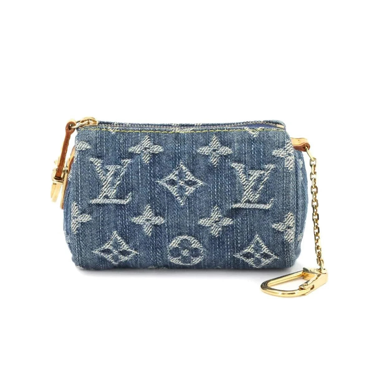 Luxury Promise Japan LOUIS VUITTON Monogram Denim Truth Speedy PM Pouch Blue M95082 90279185
