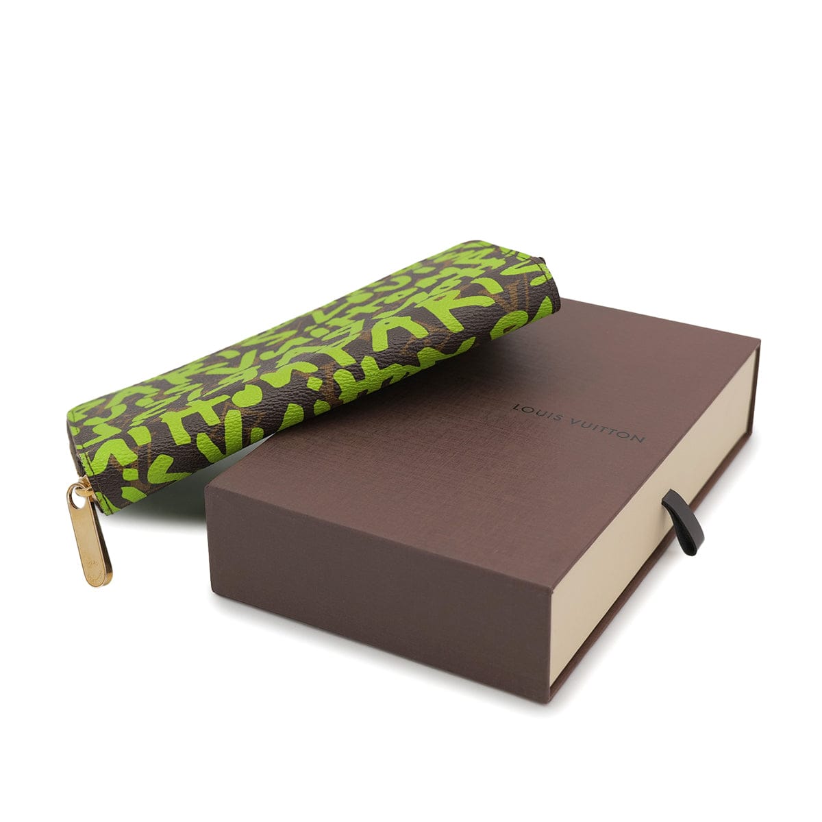 Luxury Promise Japan LOUIS VUITTON MONOGRAM GRAFFITI ZIPPY WALLET GREEN M93712 90325344