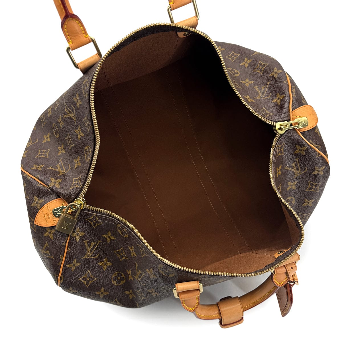 Luxury Promise Japan LOUIS VUITTON MONOGRAM KEEPALL 45 LUGGAGE BROWN M41428 90325317