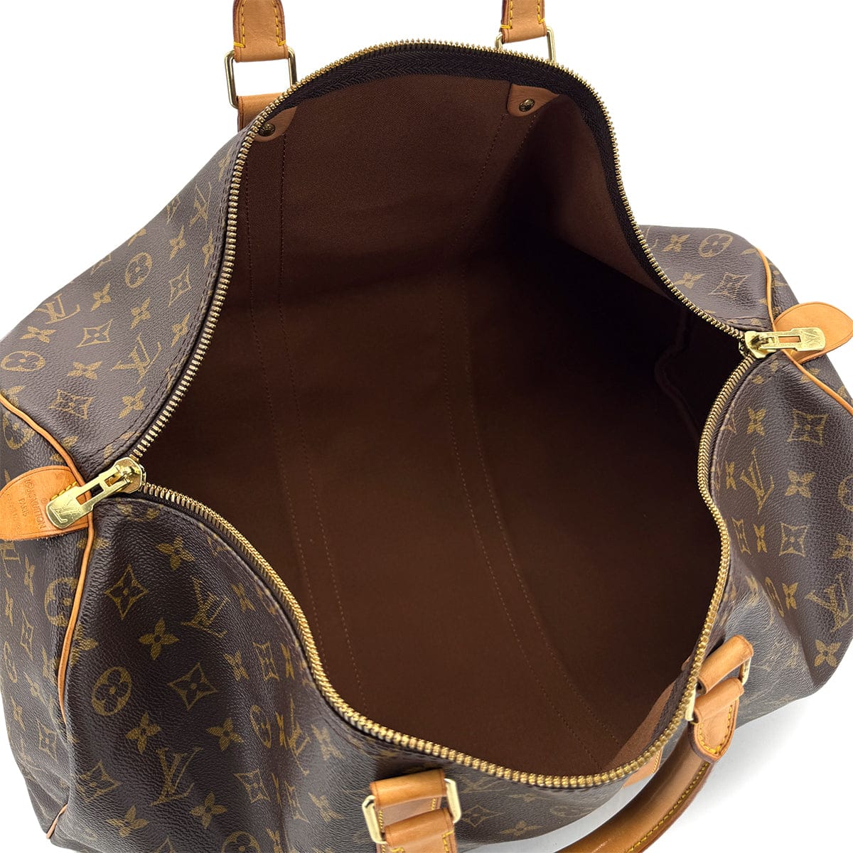 Luxury Promise Japan LOUIS VUITTON MONOGRAM KEEPALL 50 LUGGAGE BROWN M41426 90291866