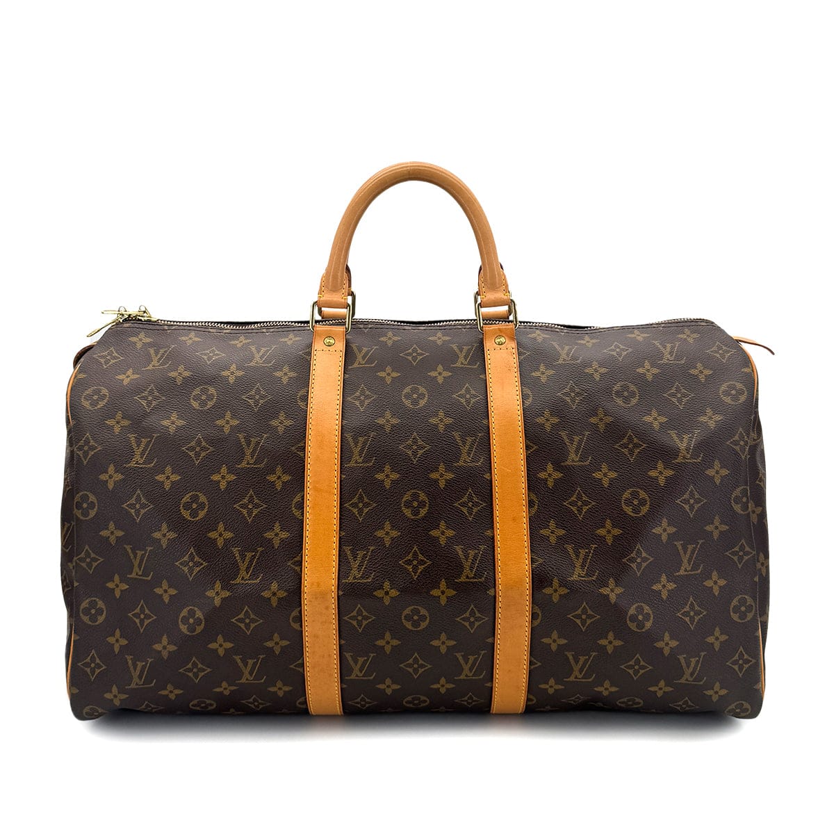 Luxury Promise Japan LOUIS VUITTON MONOGRAM KEEPALL 50 LUGGAGE BROWN M41426 90291866