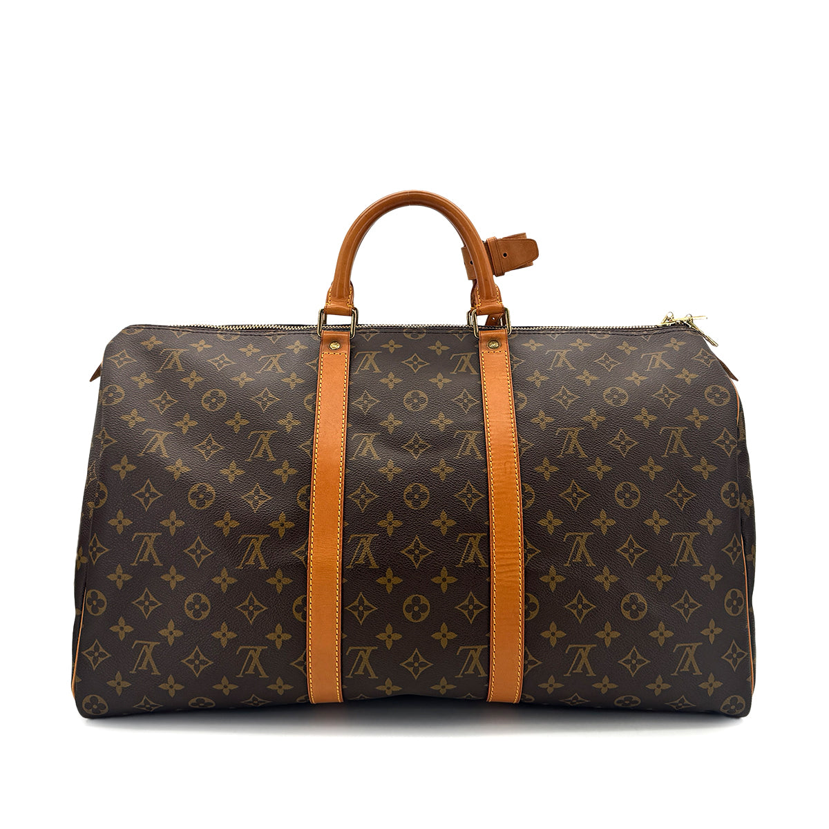 Luxury Promise Japan LOUIS VUITTON MONOGRAM KEEPALL 50 LUGGAGE BROWN M41426 90292059